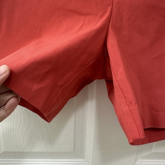 DFA New York Women's Pull On Elastic Top Shorts Size 6 Salmon Orange NWT - Picture 5 of 6